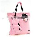 2015 New Fashion Style Pink Microfiber Woman Handbag thumbnail-1