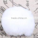 Customize Fashion Colorful Fluffy Ball Keychain / Rex Rabbit Fur Ball thumbnail-6