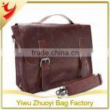 Vintage PU Leather Briefcase, Shoulder Business Laptop Bag, Messenger Bags thumbnail-3