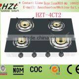 Hight Quality Outdoor Tempered Glass Table Top 4 Gas Burner Gas Cooker thumbnail-1