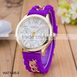Custom Wrist Watch Silicone Rubber Wristband Watch thumbnail-6