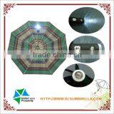 21" Auto Open Rubber Handle With Light Umbrella