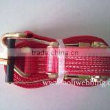 5T flat hook (J hook) straps lifting tie down ( lashing straps )