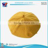 Fashion Women Beret Solid Color Beret Cap With Metal Eyelets thumbnail-6