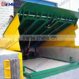 12ton hydraulic loading ramp rental for warehouse