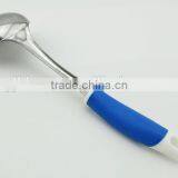 Stainless Steel Type With Plastic Handle Food Grade Safe Kitchen Tool Cooking Spoon