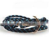 Wholesale Survival Golden Anchor Design Paracute Bracelet thumbnail-3
