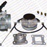 HP 15MM Carb Intake Air Filter Cable Jets Kit for 47CC 49CC Mini Dirt Pit Pocket Bike ATV Quad Buggy Go Kart Carburetor Parts thumbnail-1