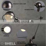 Industrial LED Adjustable Swing Arm Desk Light thumbnail-6