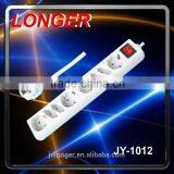 Hot Sale High Quality EU 8 Way With Switch Extension Socket Power Strip 16A 220V