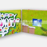 Newest 4.3inch holiday greeting card lcd video brochure card for advertising