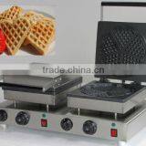 110V_ 220v Electric double head heart shaped waffle maker iron machine