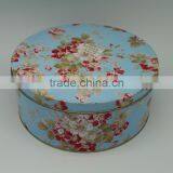 Round Tin Made in China Wholesale Tin Can Chinese Cake Tin Selling Well Box