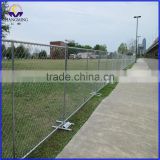 Low cost galvanized construction removable fence for security