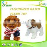 Lovely Stuffled Blue Clothes Floppy Dog Plush Toys thumbnail-2