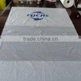 LDPE Ivory Color With FUCHS Printing and Two Pockets Plastic Disposable Car Seat Cover thumbnail-2