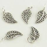 Silver Leaf Beads DIY Sterling Silver Jewelry For Bracelets thumbnail-5