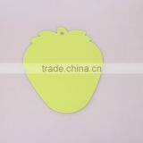 Home Used Strawberry Shaped Soft EVA Material Non-toxic Three Solid Fresh Color High Toughness High Desity Cup Coaster Board thumbnail-4