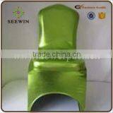 Wholesale Metallic Stamping Gold Spandex Chair Cover for Wedding, Party Decoration thumbnail-2