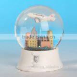 Resin Glass Water Ball, Lovely Plane High Quality Glass Water Ball,Water Ball,Snow Globe thumbnail-2