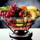 H2211 Wire Fruit Basket With Lazy Susan thumbnail-1