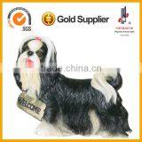 10 Inch Lifelike Animal Dog Sculpture Home Decoration Swizerland Rescue Dog Resinic Craft thumbnail-3