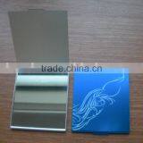 Aluminum Foldable Pocket Mirror Logo Printed Square Cosmetic Mirror thumbnail-1