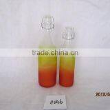250ml,500ml.750ml and 1000ml 6L Glass Juice Bottle With Clip Top Rail in High Quality thumbnail-1