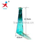 Contracted and contemporary glass lucky bamboo small bottle color transparent glass vase landed vases wholesale fashion triangle