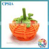 Cute Halloween Pumpkin Design Photo Prop Handmade Knitted Baby Crochet Hats thumbnail-1