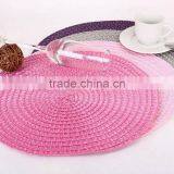 pp Placemat/heat-resistant Round Tablemats/mats Round