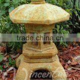 Wholesale Outdoor Decorative Antique Hand Carved Marble Japanese Stone Lantern thumbnail-4
