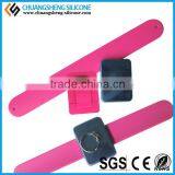 Square Magnet,clear,cool,wide Silicone Decorative Bracelet thumbnail-1