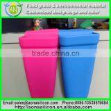 Promotional Items Fashion Cheap Silicone Car Seat Hanging Storage Box/bin,silicone Sundries Bag for Bathing Use thumbnail-1