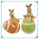 Easter Decorative Rabbit on the Easter Egg thumbnail-1
