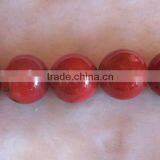 20mm Red Round Coral Beads thumbnail-1