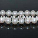 Simple 7-8mm White Round Freshwater Pearl Bracelet thumbnail-1