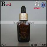 New Good Essential Oil 15ml 30ml Glass Bottle Empty Amber Square Shape 15ml Glass Bottle With Dropper thumbnail-4