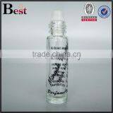 10ml Cosmetic Packaging Silk Screen Printed Glass Bottle Roll on Fragrance Perfume Bottle Glass With Plastic Roller Ball thumbnail-2