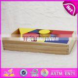 2017 New Design 48 Pieces Toddlers Educational Geometry Wooden Pattern Block Puzzles W13A107 thumbnail-2