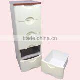 5 Layers Wooden Top Plastic Drawer thumbnail-5