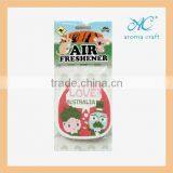 2015 Best Seller for Promotional Gifts Customized Logo Hanging Paper Air Freshener Car Perfume Wholesale thumbnail-2