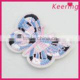 Colorful Butterfly Embroidery Patch for Clothing and Bags WEF-037 thumbnail-3