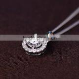 Single Pearl 18K Platinum Necklace thumbnail-1