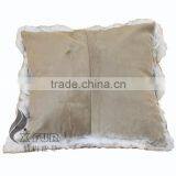CX-D-45B Real Fur Decorative Cushion Cover Genuine Fox Fur Cushions thumbnail-3