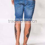 Washed Blue Rip Jeans Fashion Summer Jean Shorts thumbnail-2