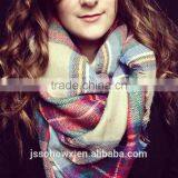 2014 Winter Hot Sale Camel Plaid Scarf thumbnail-2