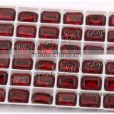 4627 Octagon Crystal 13*18mm Siam Color Stones Beaded Trim thumbnail-1