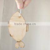 Big 12cm Wooden Fish Shape Craft Make Your Own DIY Decorations thumbnail-4