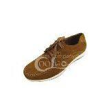 Topstitched Nubuck Leather Men Casual Shoes China thumbnail-3